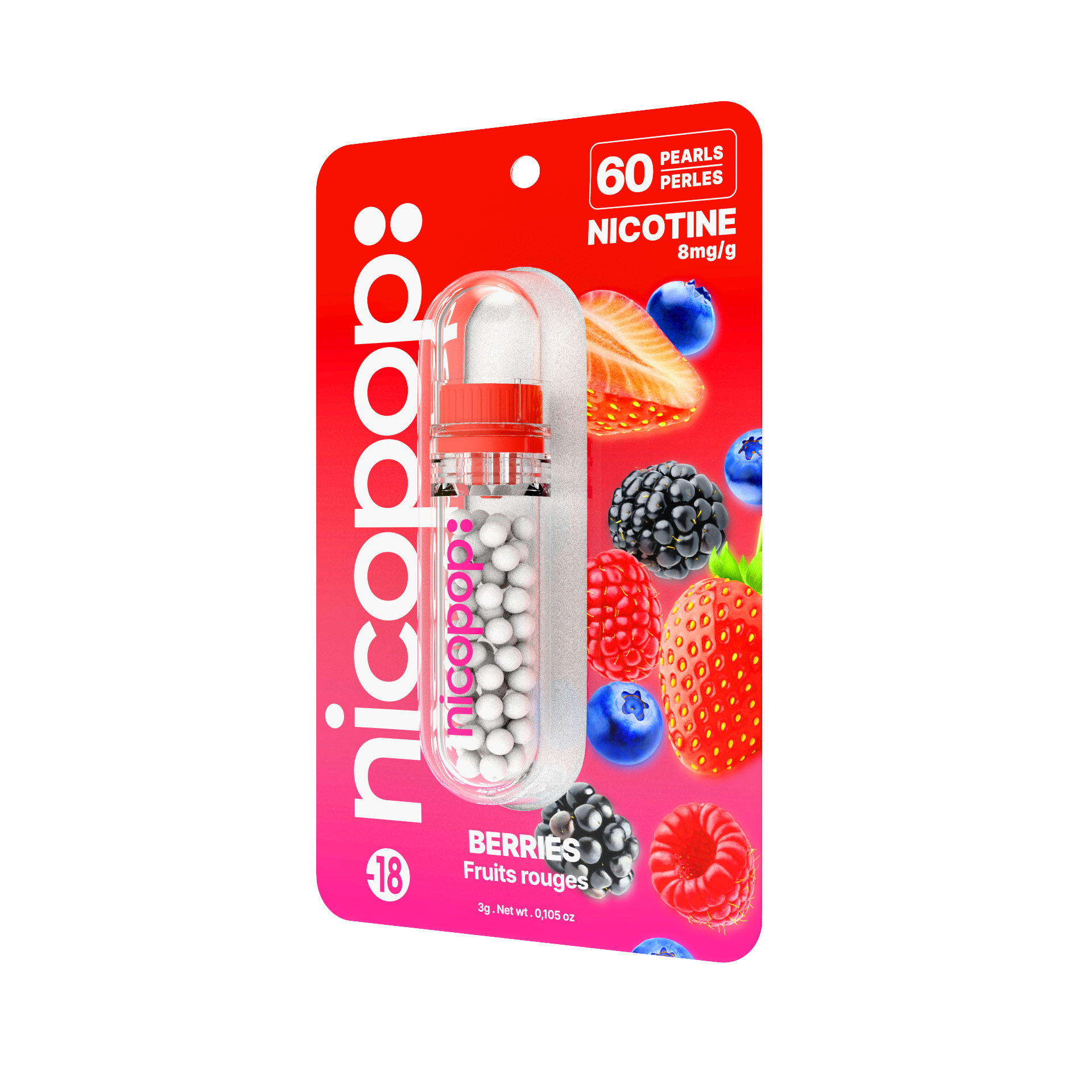 nicopop-berries Karışık Meyva Aromalı