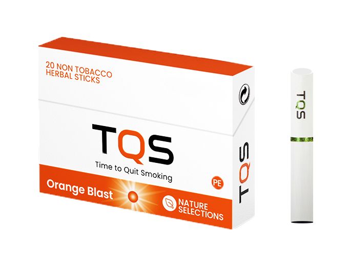 TQS ORANGE BLAST TQS Orange Blast, sizi enerji dolu bir dünyaya taşıyacak, ferahlatıcı narenciye aromasıyla öne çıkan özel bir tütün çubuğudur.